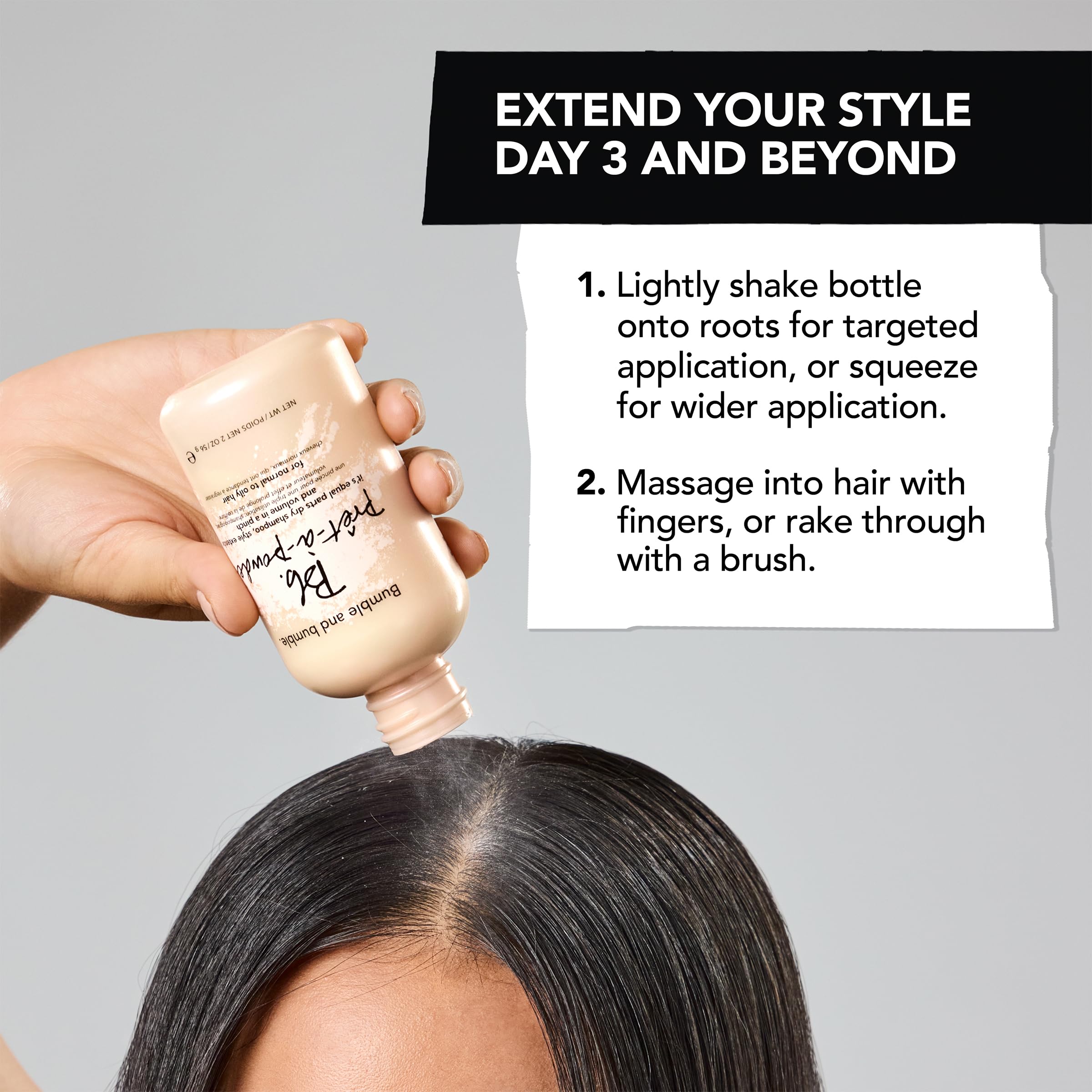 Bumble and bumble. Prêt-à-powder Dry Shampoo Powder | Adds Volume, Texture + Absorbs Oil | Non-Aerosol | Wavy + Straight