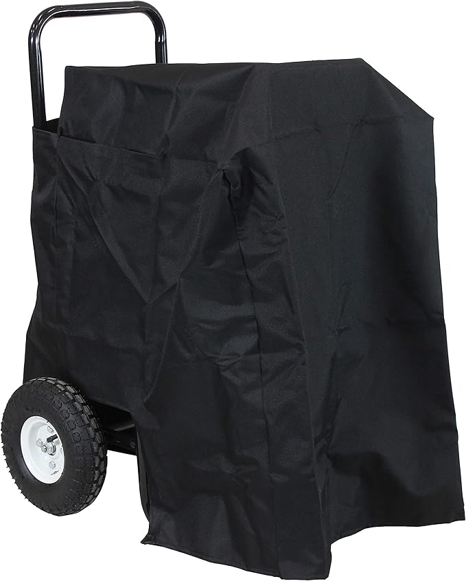 Firewood Cart With Wheels Rubber Heavy Duty Rolling Firewood Cart Mover