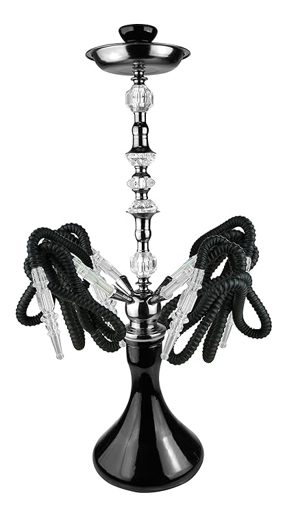 Wasserpfeife XXL Shisha 4 Schläuche ca. 76cm Nargile Hookah (F024)