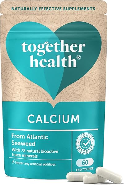 Together Seaweed Calcium 60 Vegecaps Vegan UK 72 Trace Minerals