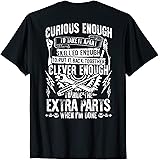 Proud Mechanics T-Shirts and Gift ideasCurious Skilled And Clever - Funny Car Auto Truck Mechanic T-Shirt