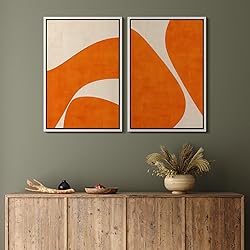 MUDECOR Framed Canvas Print Wall Art Set Retro