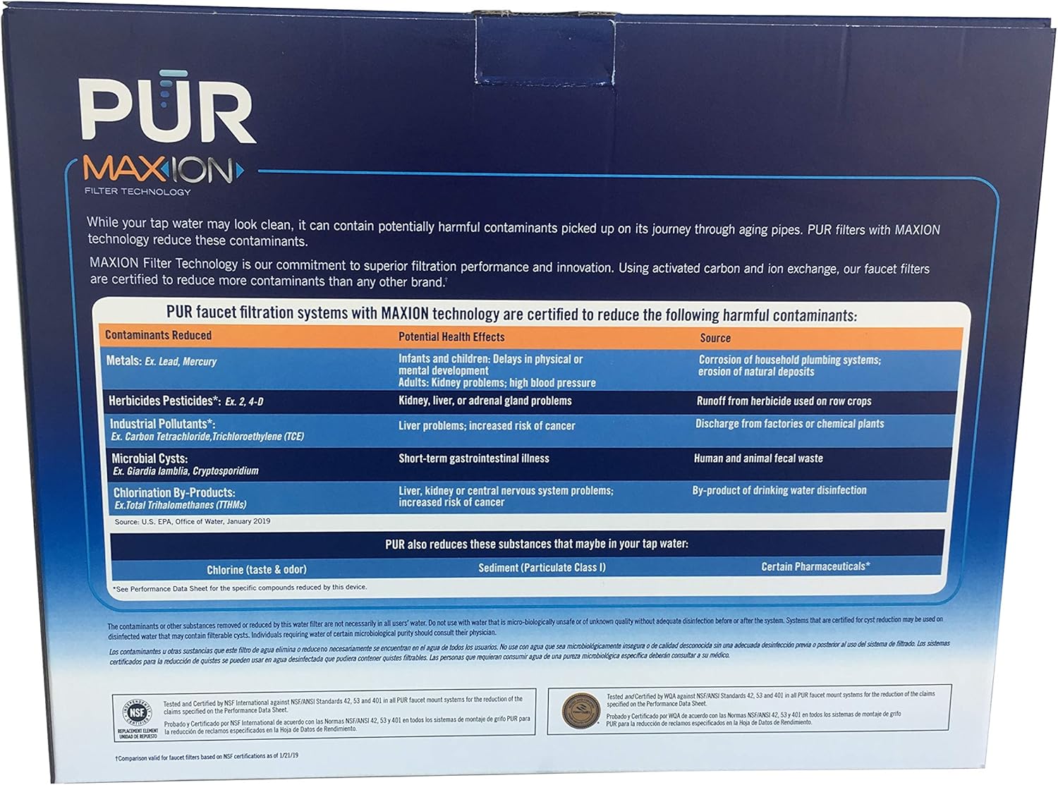PUR Faucet Mount Replacement Filter, 5 pk.: Home & Kitchen