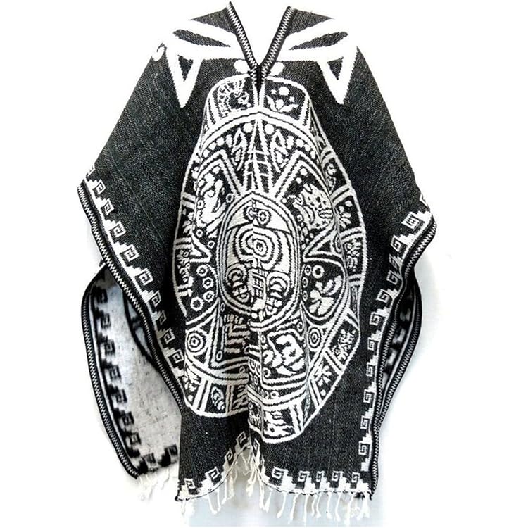 Amazon.com: Del Mex Authentic Mexican Poncho Cobija Blanket