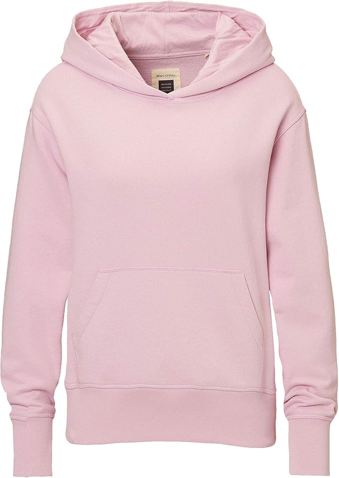 Marc O'Polo Damen Hoodie Organic Bleached Berry Amazon.de Bekleidung