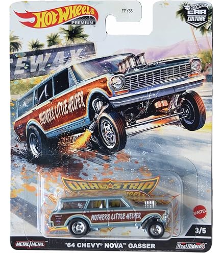 Amazon.com: Hot Wheels Tootsie Rollr Roller 66 Super Nova Gasser