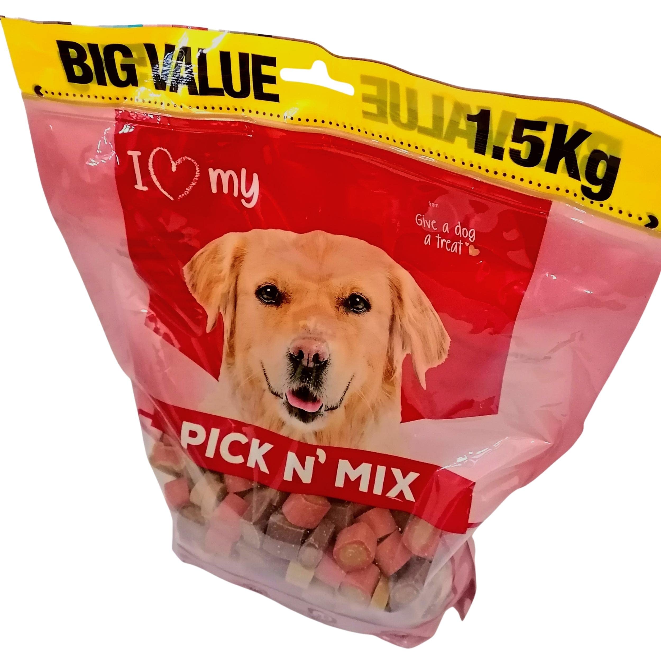 I Love My Dog - 1.5kg Pick N' Mix Dog Treats/Chews