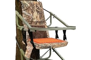 PUNCHMAN Heated Tree Stand Seat Cushion-Heated Deer Tree Stand Seat Replacement for Hunting,Camo Warm Hunting Climber Treestands Seat Cushion,Deer Hunting Treestand Accessories(Power Bank Not Include)