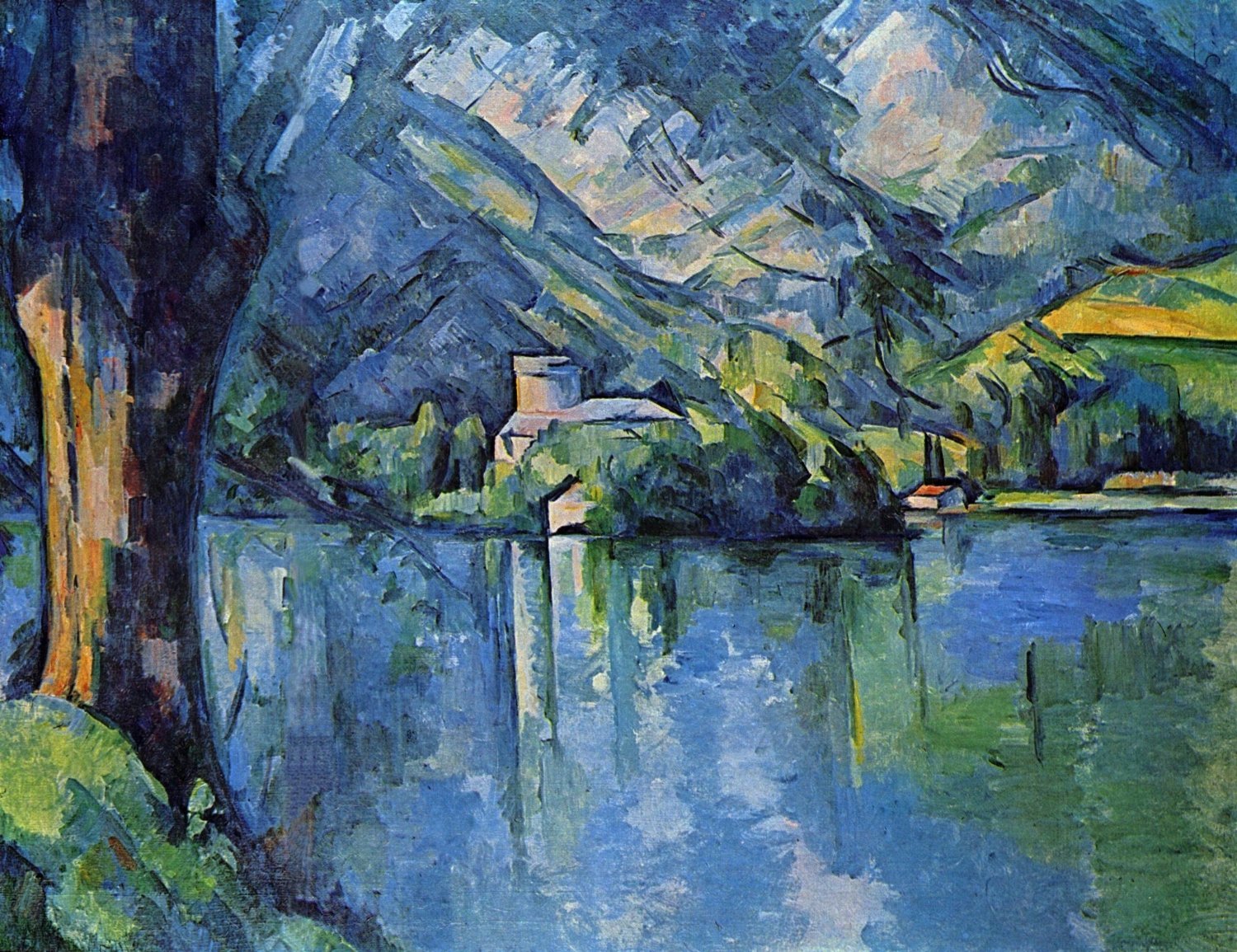 Paul Cézanne The Lake at Annecy, Size 18x24 inch, Poster