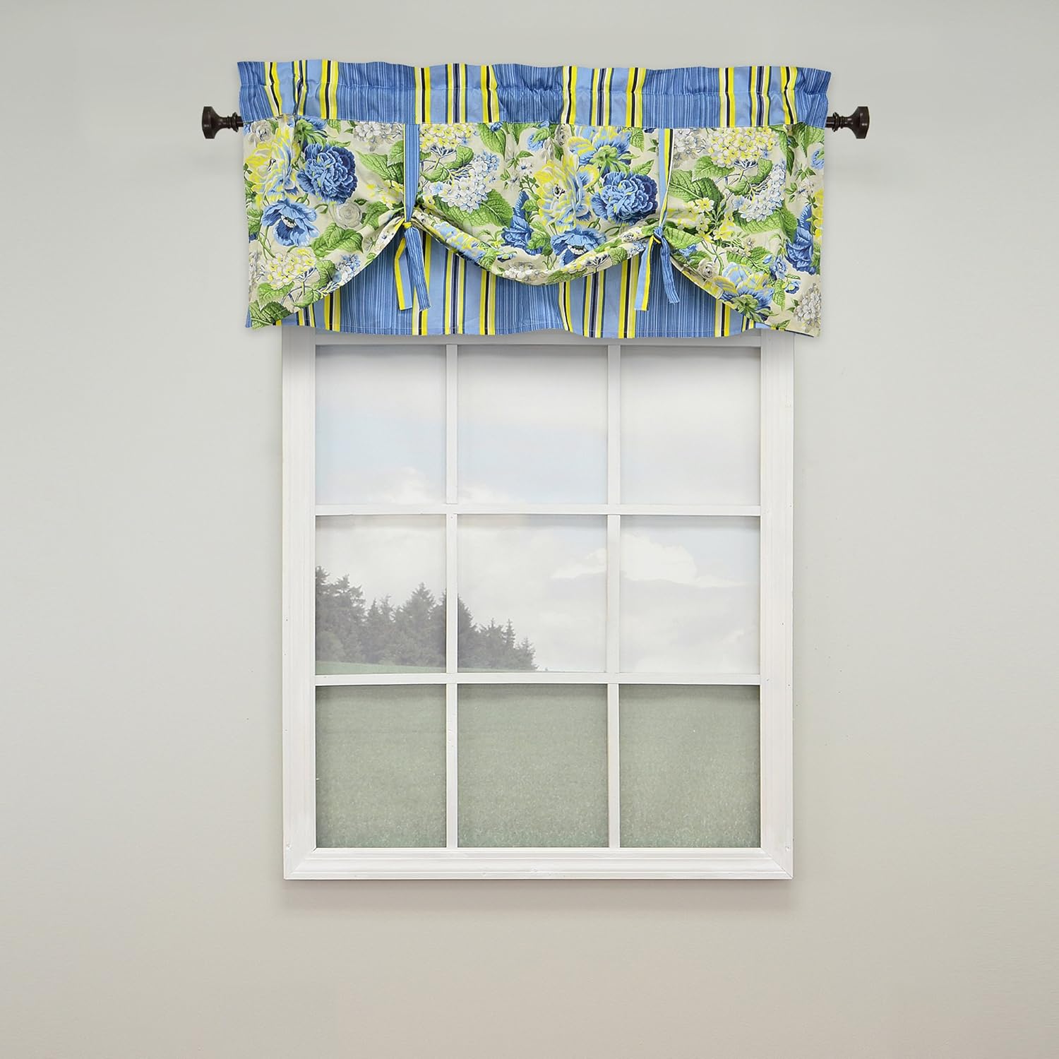 Amazon Com Waverly Valances For Windows Floral Flourish 52 X