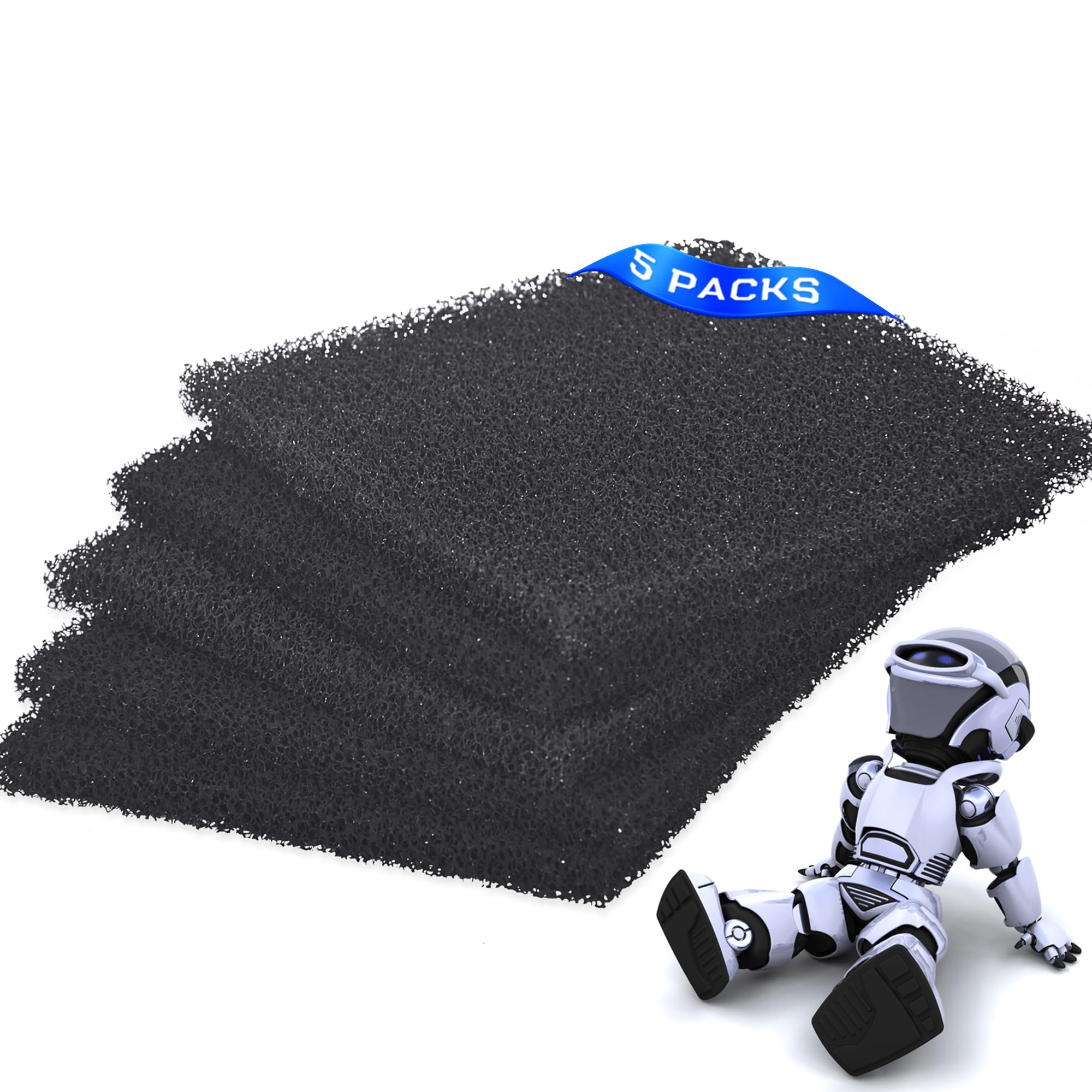 Antidious 5 Pack Activated Carbon Filters for Fume Extractor Solder Smoke Absorber Portable Filter, Soldering DIY Fan Extraction Equipment for Brazing Welding Soldering, Fume Prevention Remover