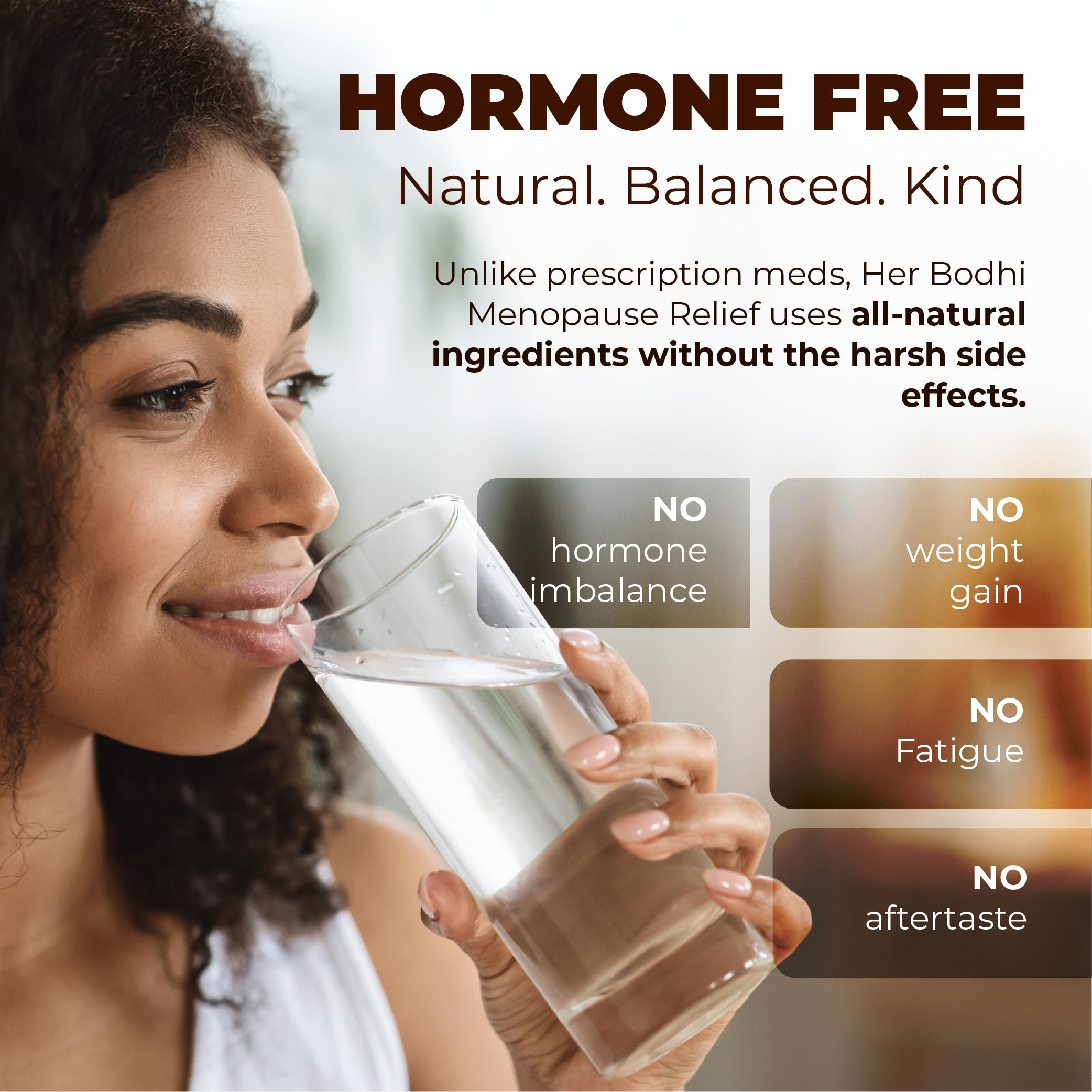 Meno- Menopause Hormonal Balance for Women, Estrogen Soy Isoflavones Menopause Supplement for Women, Holy Basil, Ashwagandha, Black Cohosh Hot Flashes Menopause Relief (60 Capsules)