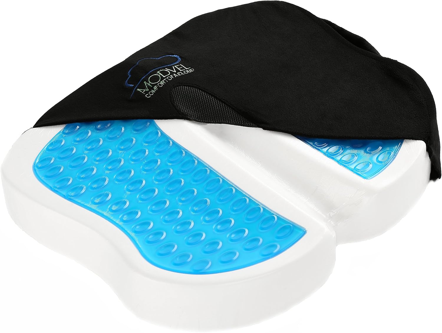 Modvel Gel Seat Cushion for Office Chair Lower Back Pain, Tailbone