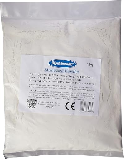 Mouldmaster 1 Kg Stonecast White - Stronger Than Plaster Craft Material