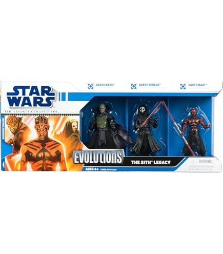 Amazon.com: Star Wars 3.75 Inch Evolutions - Jedi Legacy 3Pk