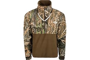 Drake Waterfowl® MST Guardian Eqwader™ Flex Fleece 1/4 Zip Pullover, Breathable & Waterproof Hunting Jacket