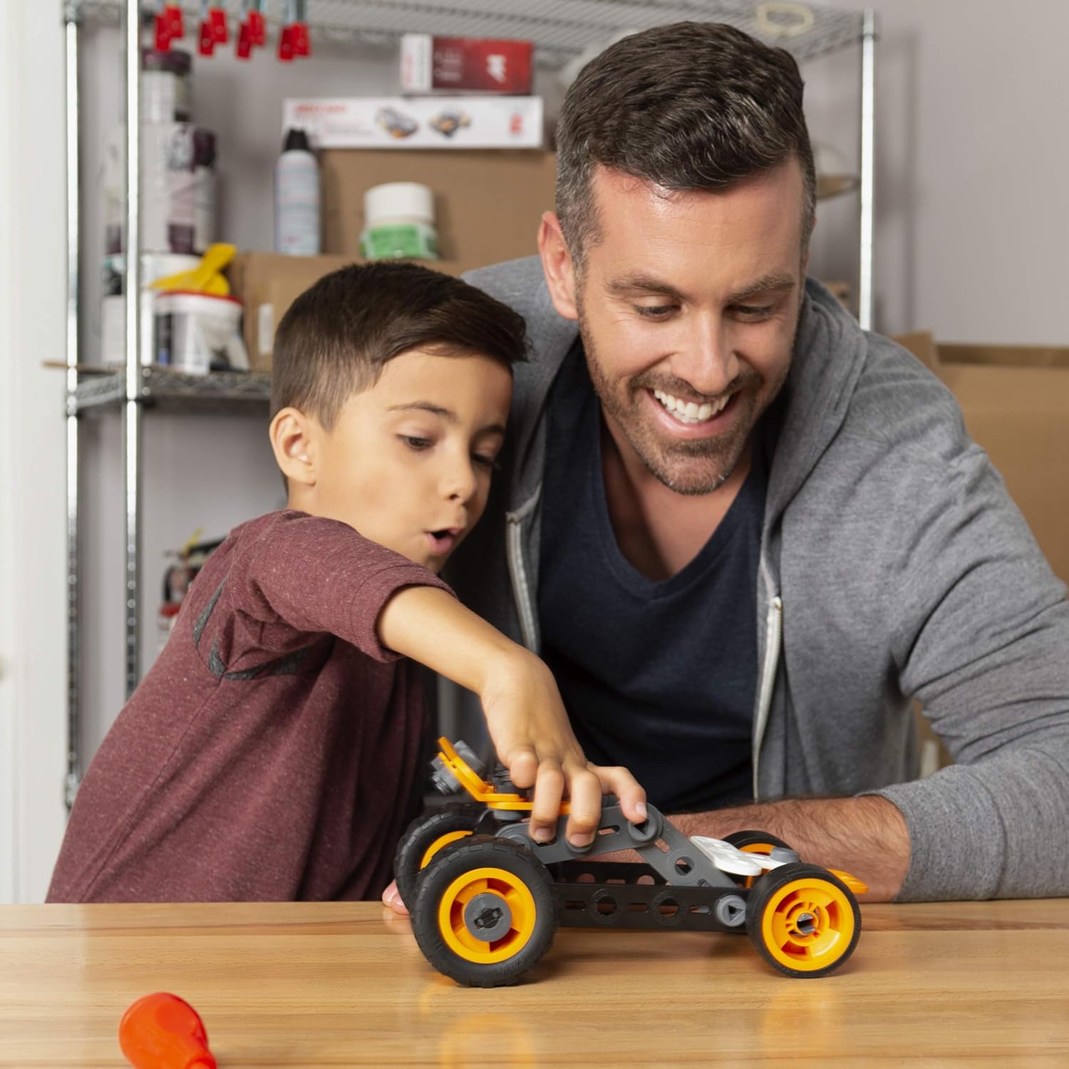 meccano junior toolbox pullback race car