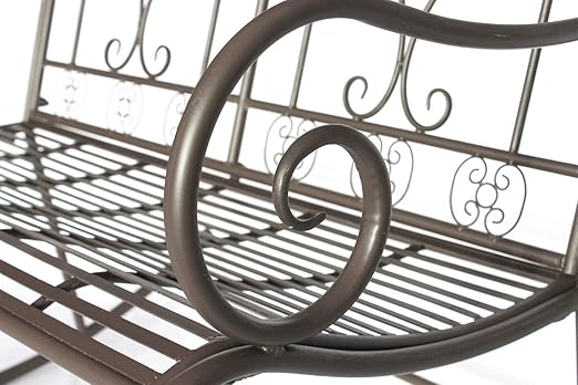 Schaukelbank Dy140489 Gartenbank Aus Metall Bank 105 Cm Sitzbank Garten Schaukel Banke