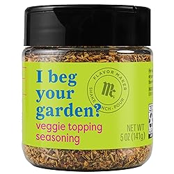 McCormick Veggie Topping Seasoning, Flavor Maker, 5
