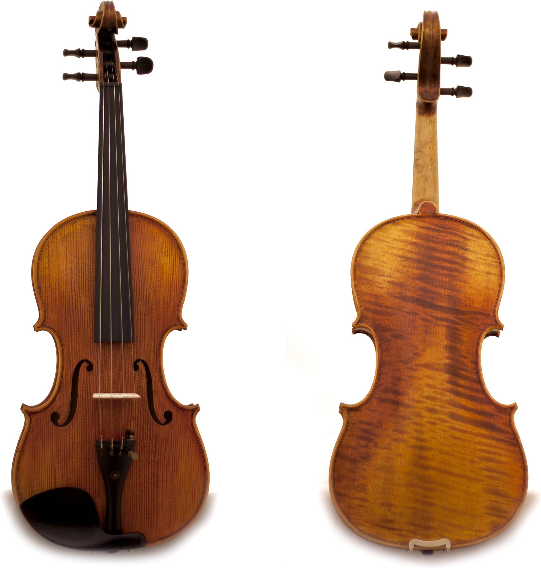 Sky Mastero Sound 4/4 Size Professional Hand-made 4/4 Full Size One Piece Back Satin Acoustic Violin Antique Style