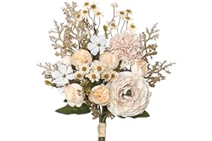 SOMYTING Artificial Flowers Bouquet for Decoration Fake Flowers Plants Silk Flower Arrangements Faux Centerpieces Wedding Bou