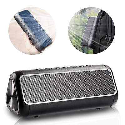 Waterproof Solar Bluetooth Speaker with 50 Hours Zambia Ubuy
