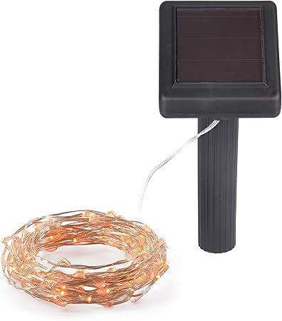 Amazon Com Hunnykome Solar Lighting Sco 15f100m Or Orange