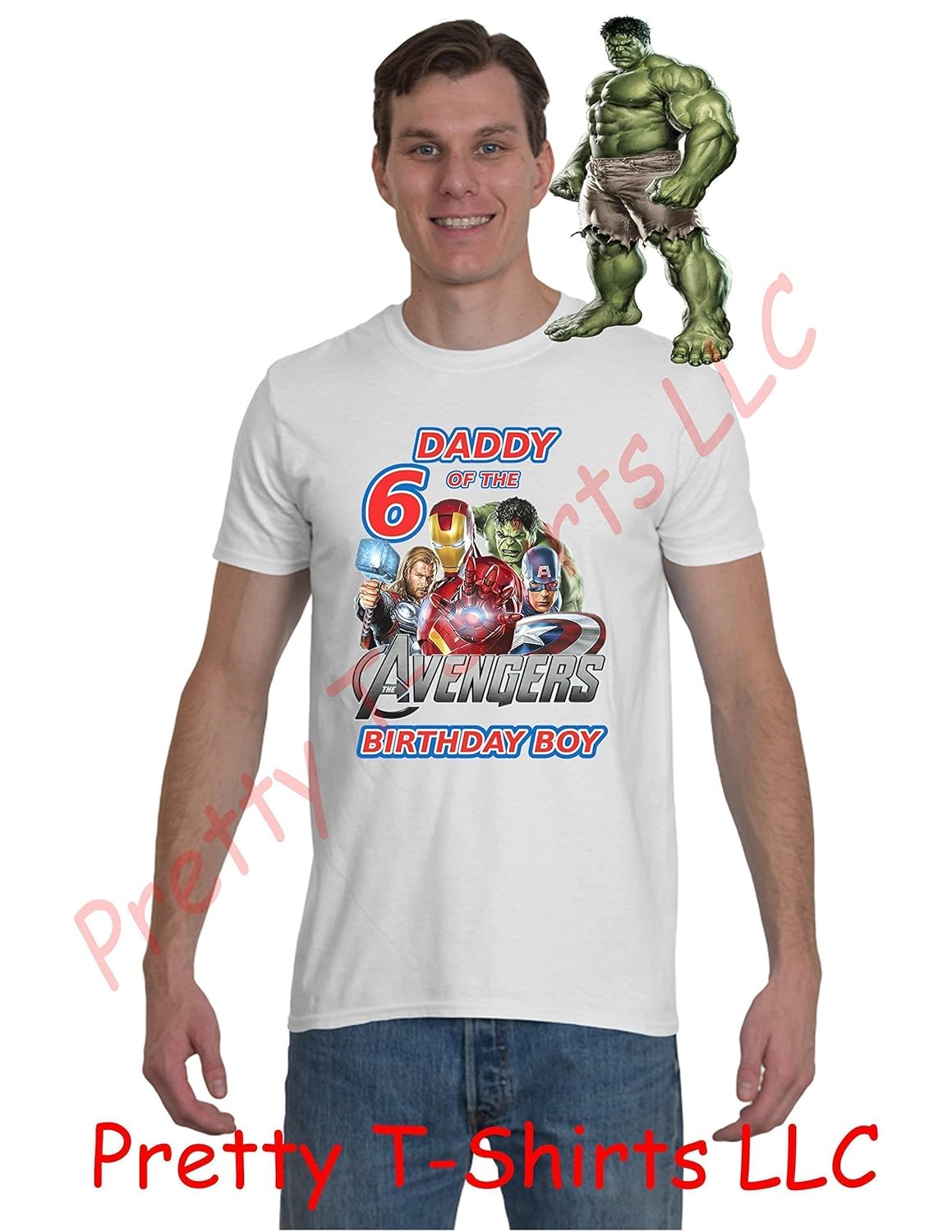 Download Amazon Com Avengers Birthday Shirt Add Any Name And Age Family Shirts Avengers Shirts Superheroes Handmade