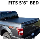 Amazon Com Lund Genesis Elite Roll Up Soft Roll Up Truck Bed Tonneau Cover 96872 Fits 2015 2020 Ford F 150 5 7 Bed 67 1 Automotive