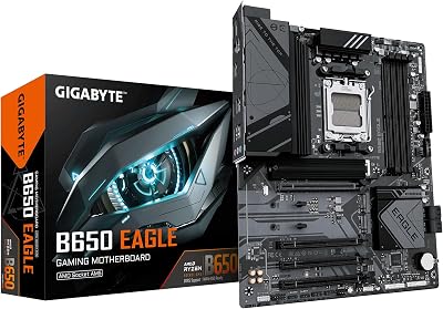Gigabyte B650 Eagle Motherboard AMD Ryzen 9000 Ready 12+2+2 VRM 7600MHz DDR5