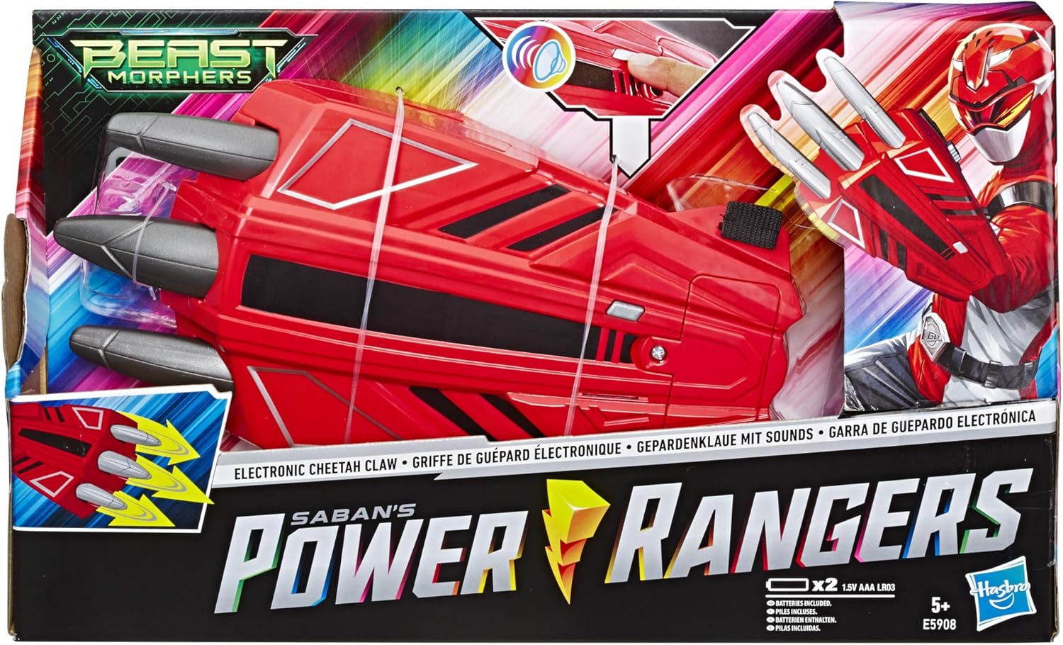 power rangers beast morphers electronic cheetah claw