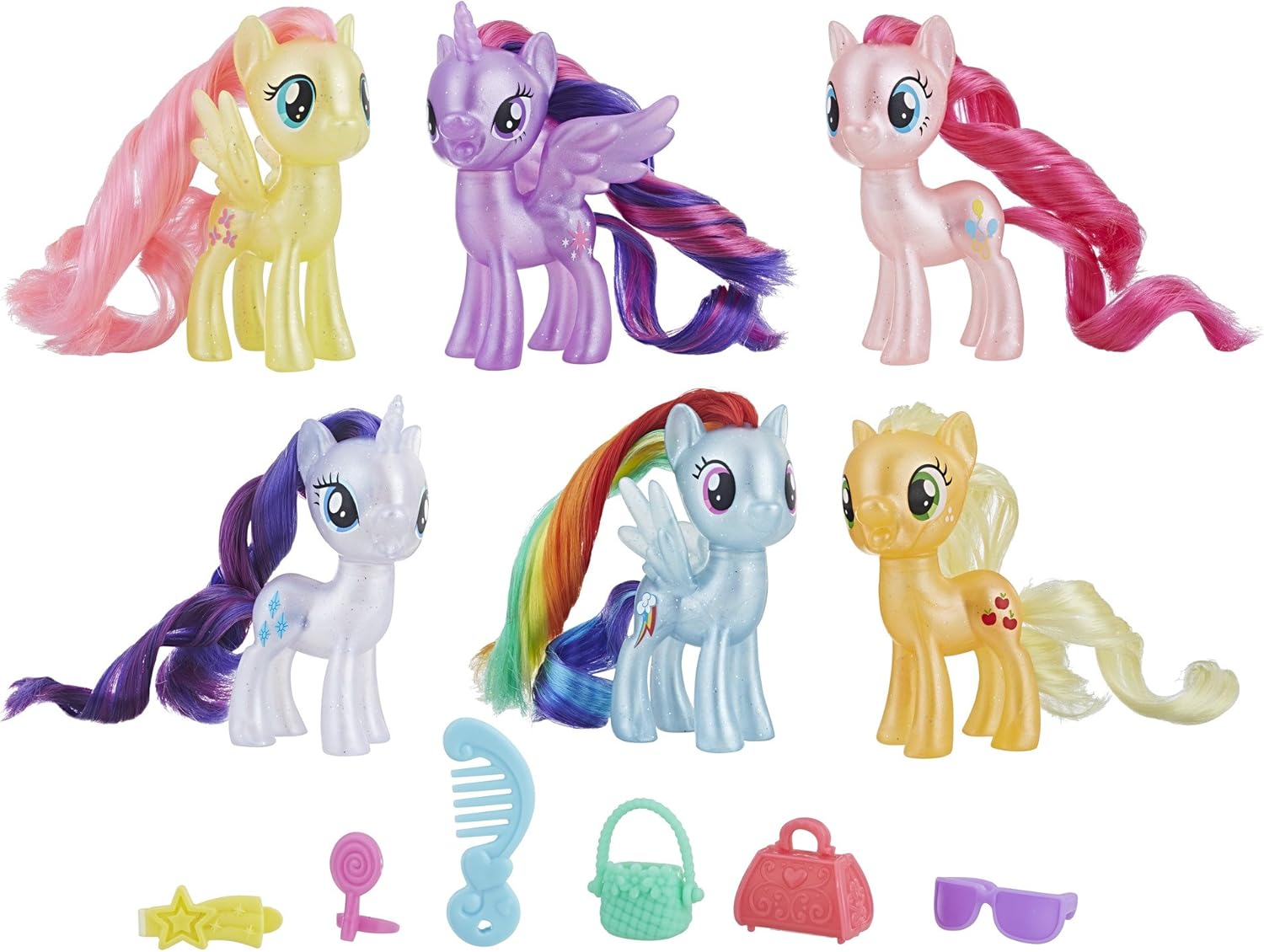 Amazon My Little Pony Mane 6 Celebration Set Toy Toys Games Amazon My Little Pony Mane 6 Celebration Set Toy Toys Games