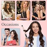 UNOBEY Curling Wand 19mm Ceramic Barrel Digital Temp 100-230C Dual Voltage view 6