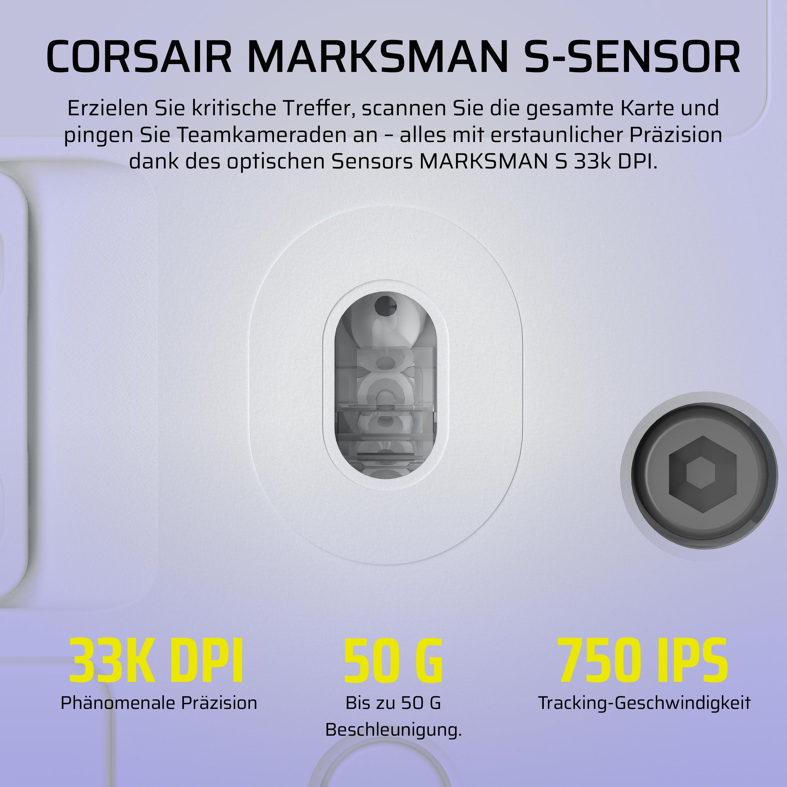 Corsair Scimitar Elite Wireless SE MMO Gaming Maus – 33.000 DPI, 16 Programmierbare Tasten, Einstellbarer Key Slider, Virtual Stream Deck, 1K Hyper-Polling - PC, PS5, PS4, Xbox, Mac – Weiß 8