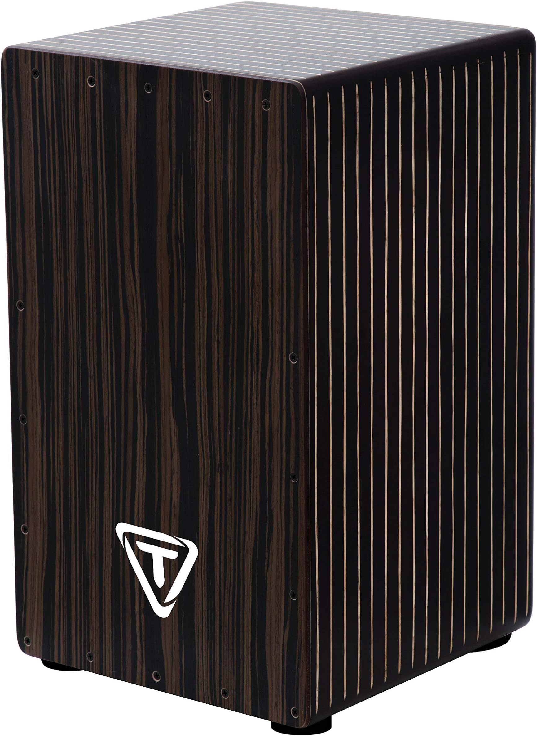 Tycoon Percussion TKHC-29T1 29 Series Cajon, Handcrafted Pinstripe Finish