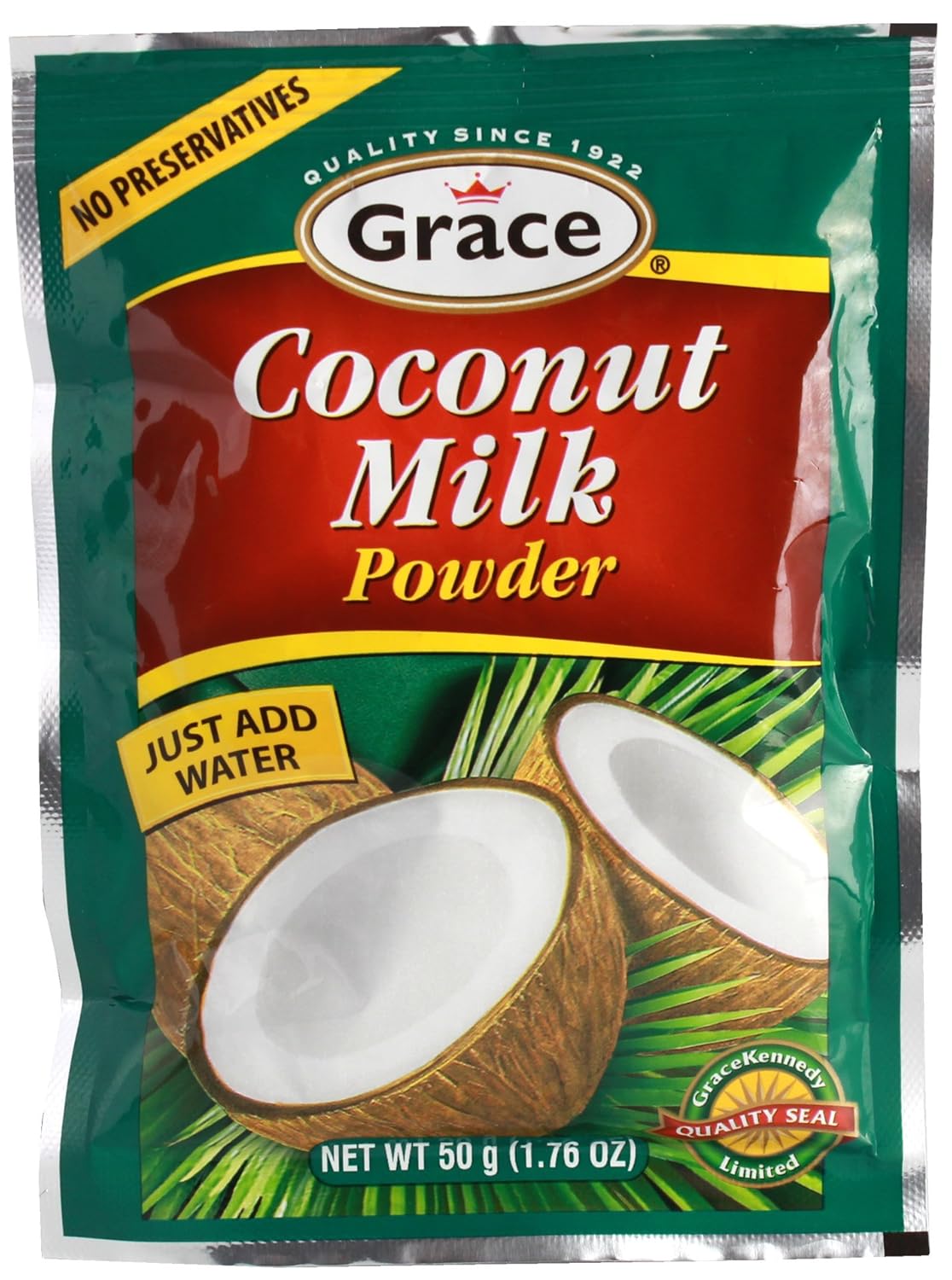 Grace Coconut Milk Powder 50g, Kokosnussmilch Pulver Amazon.de