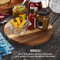 Copco 5273960 Acacia Wood Lazy Susan, 10-Inch