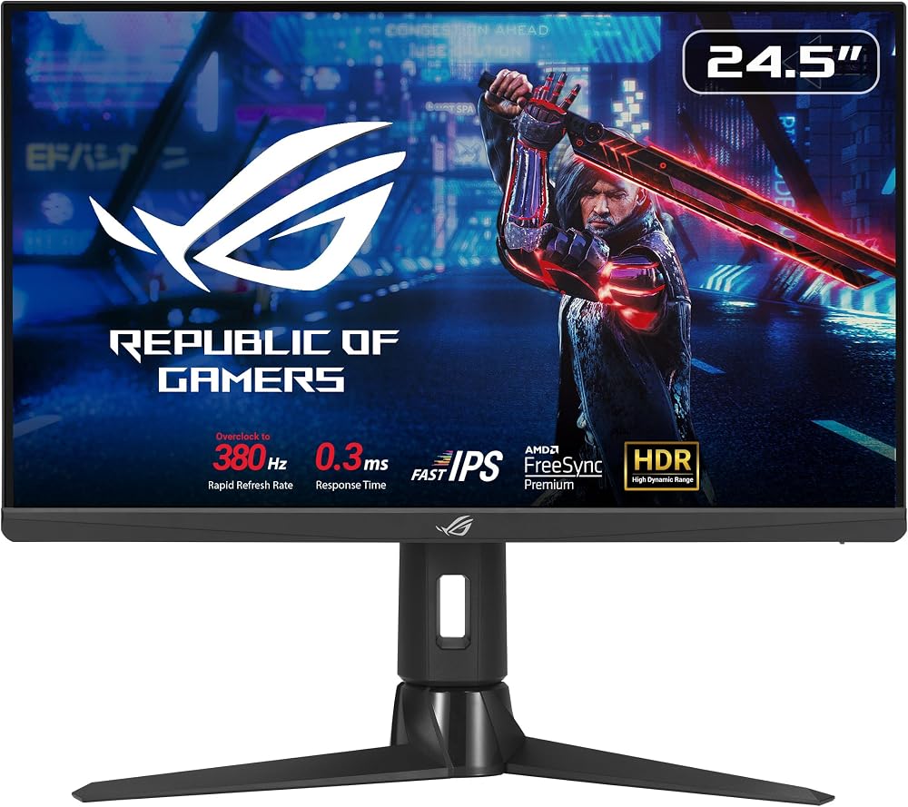 ASUS ROG Strix XG259QN 24.5" Gaming Monitor Fast IPS 0.3ms HDR400