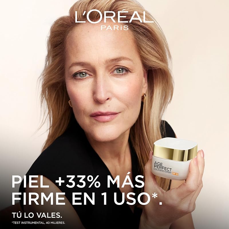 L'Oréal Paris Age Perfect Colágeno Expert Crema FPS30 Antimanchas, 50ml