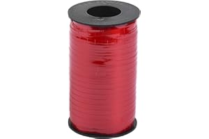 Berwick Offray Splendorette Crimped Curling Ribbon, 3/16-Inch Wide by 500-Yard Spool, Red Lacquer