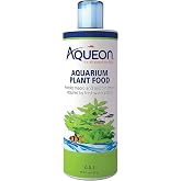 Aqueon Fish Tank Aquarium Plant Food, 17.4 oz | Liquid fertilizer for aquarium plants, freshwater formula with kelp extract and macro/micro nutrients