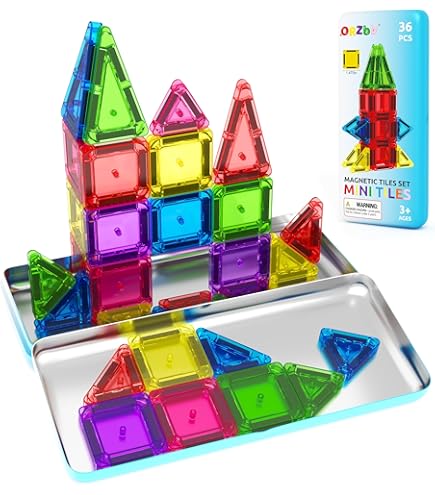 Amazon.com: Cra-Z-Art Magrific 3D Magnetic Tile 70 Piece Set