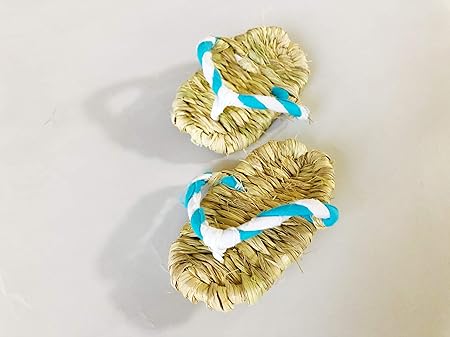 Amazon 誕生ぞうり 誕生わらじ 草履 赤ちゃん 子供 手作り 職人 １歳 昔ながらの草鞋 誕生日 ぞうり 餅踏み 踏み餅 青 男の子 わらじ 草鞋 ぞうり お祝い 人気 おしゃれ ランキング ギフト 一生餅 誕生餅 背負い餅 餅踏み 踏み餅 おもちゃ雑貨