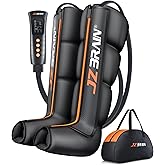 JZBRAIN Sequential Air Compression Recovery System : Professional Full Leg Compression Boots for Circulation and Pain Relief - Sequential Device for Muscle Relaxation, Gifts for Athletes, Women, Men