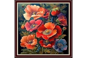 Dimensean Stamped Cross Stitch Kits Full Range of Embroidery Patterns Starter Kits for Beginners Adult or Kids DIY Cross Stit