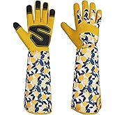 Ainiv Long Gardening Gloves for Women, Thorn Proof Gardening Gloves, Protective Garden Gloves Women