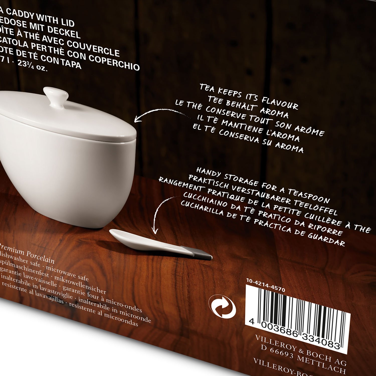 Amazon.com: Villeroy & Boch Tea Passion Tea Caddy with Lid ...