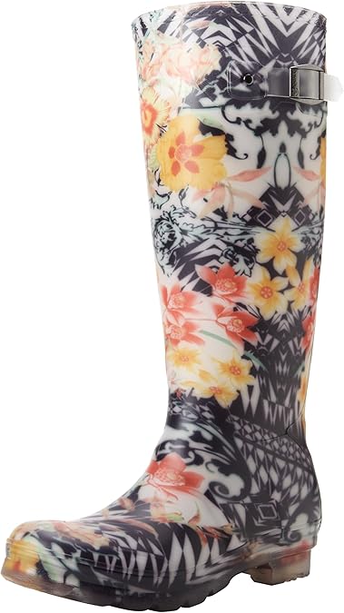 kamik floral rain boots