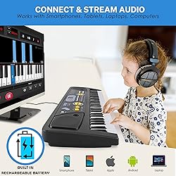 Pyle, Electric Keyboard 61 Keys-Portable Digital