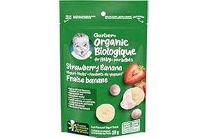 GERBER® Organic Yogurt Melts® Strawberry Banana Toddler Snack, 28 g